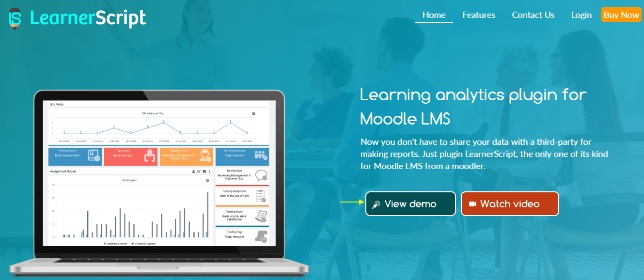 Learning Analytics com Moodle e Learner Script
