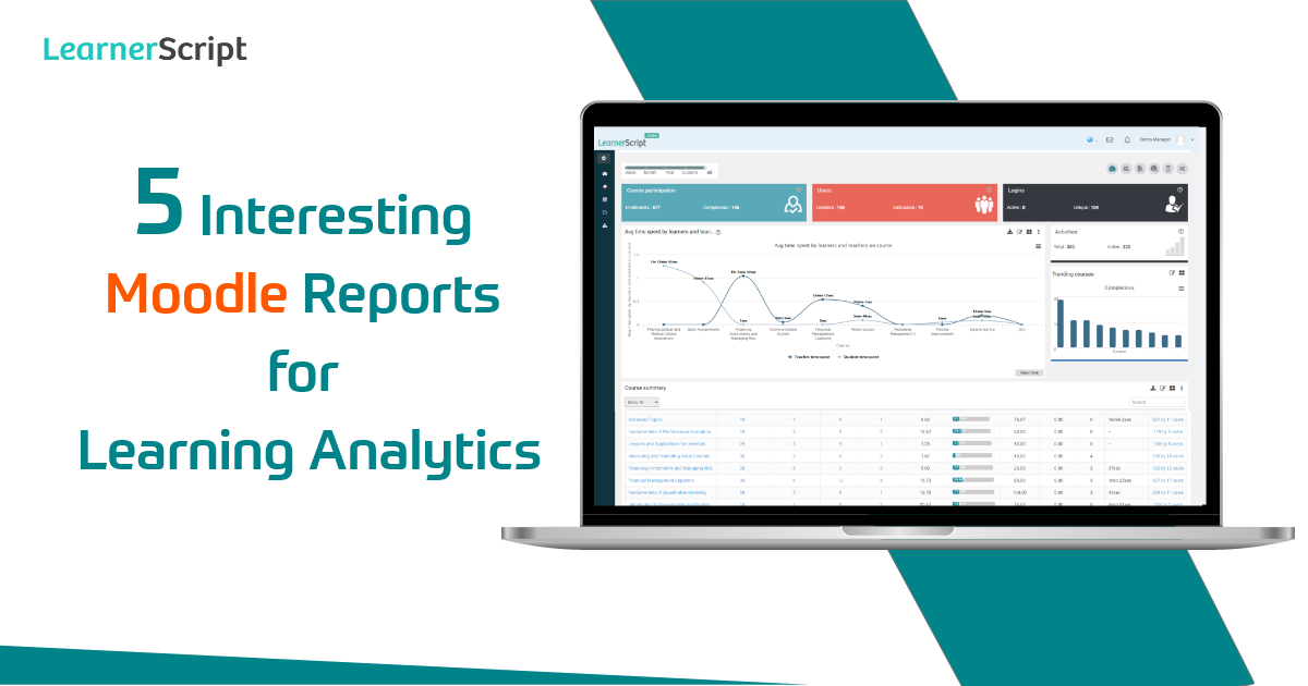 5 Interesting Moodle Reports for Learning Analytics